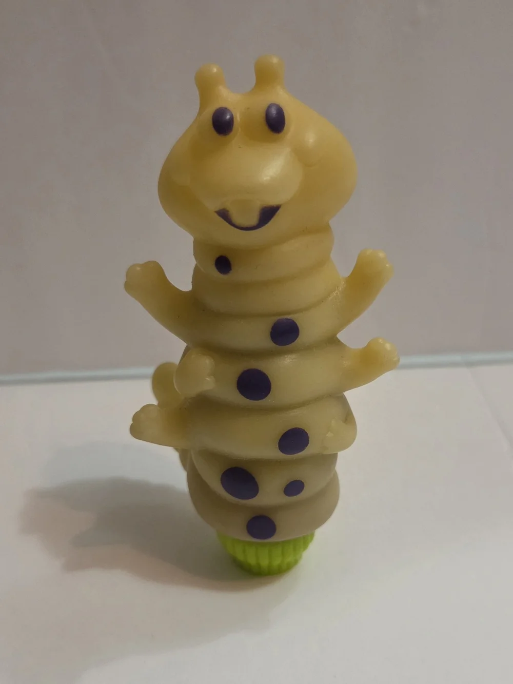 Vintage Avon Caterpillar Balm Holder Glow In The Dark